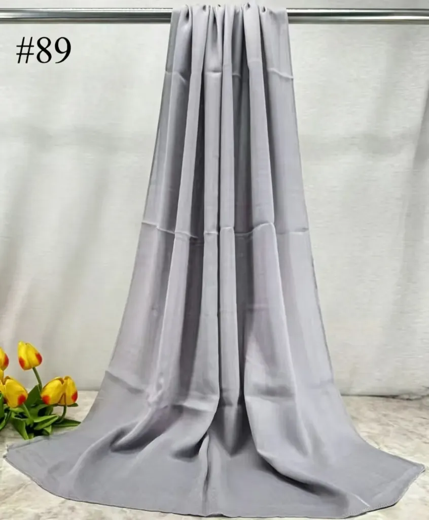 BM89 - Bamboo Modal Hijab - Cool Silver