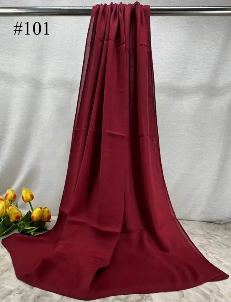 [BM101] BM101 - Bamboo Modal Hijab - Burgundy Rose