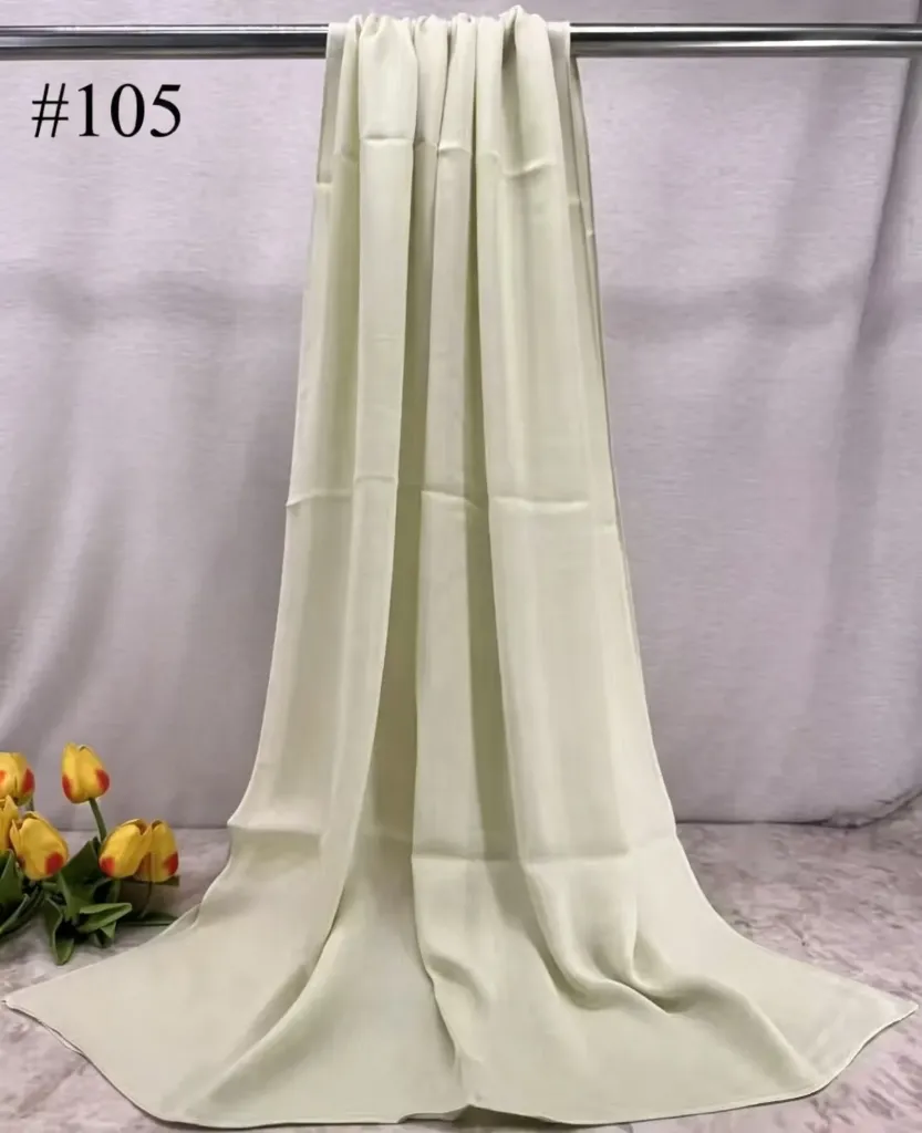 [BM105] BM105 - Bamboo Modal Hijab - Vanilla Ivory