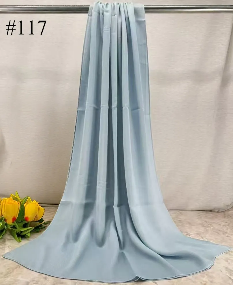 BM117 - Bamboo Modal Hijab - Icy Blue