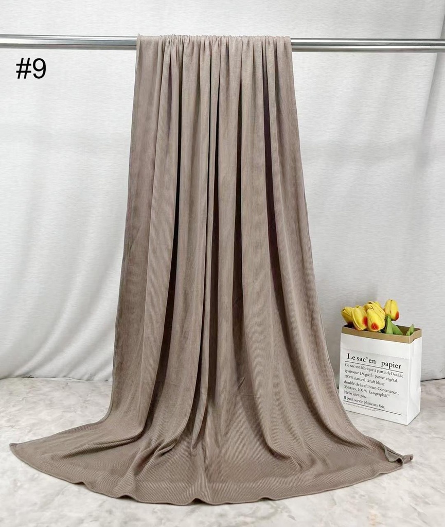 RBJ9 - Ribbed Bamboo Jersey - Mocha Taupe