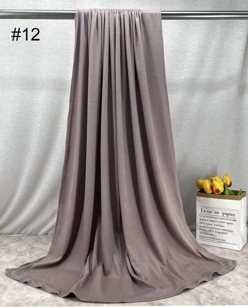 RBJ12 - Ribbed Bamboo Jersey - Dusty Mauve