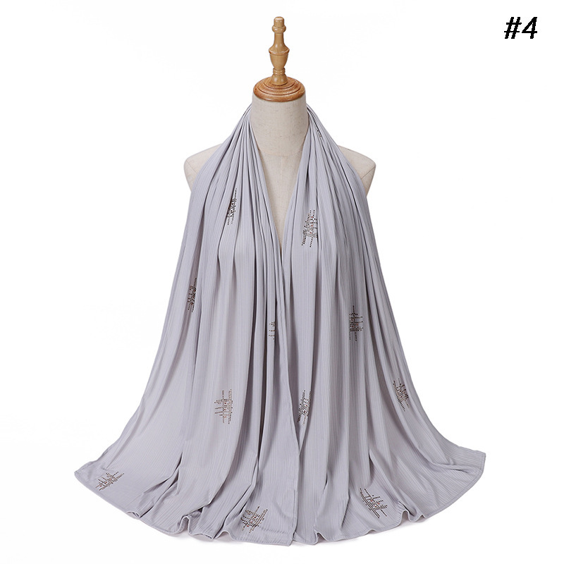 SSJ4 - Stripe Stretch Jersey with Stone - Silver Reverie