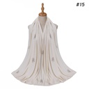 SSJ15 - Stripe Stretch Jersey with Stone - Champagne Whisper