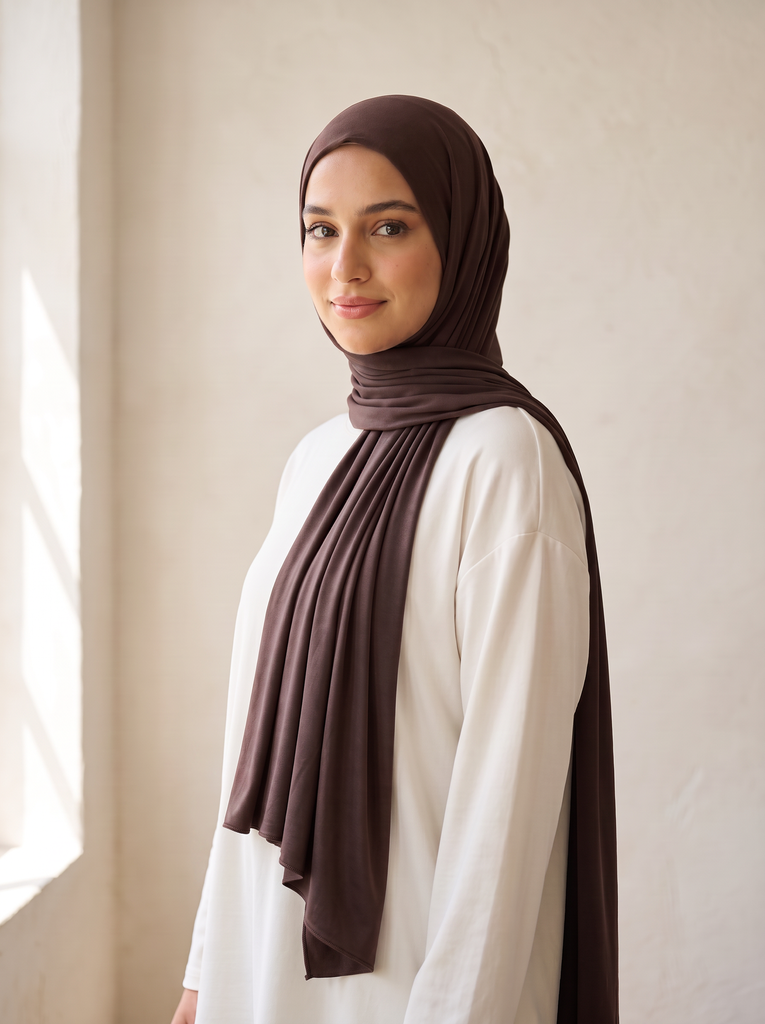 Rich Chocolate Liquid Jersey - LJ120
