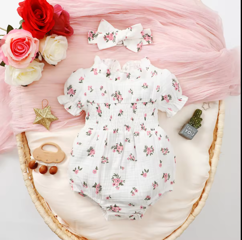 Blossom Breeze Romper (6-9M)