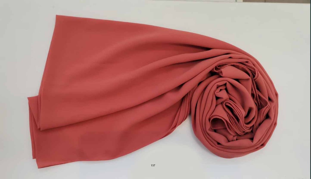 Everyday Chiffon Hijab - Peachy Glow