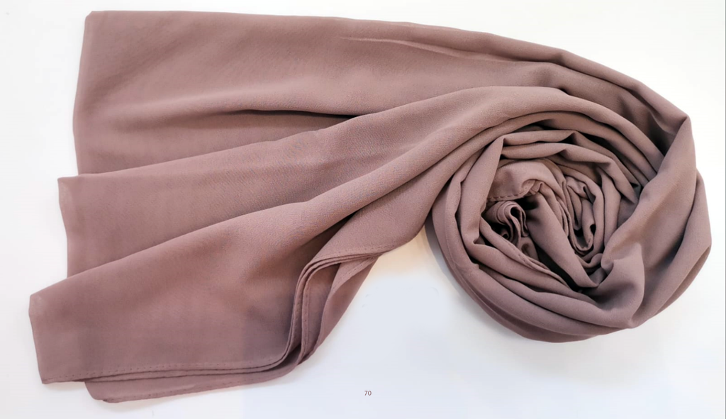 Everyday Chiffon Hijab - Mauve Bronze