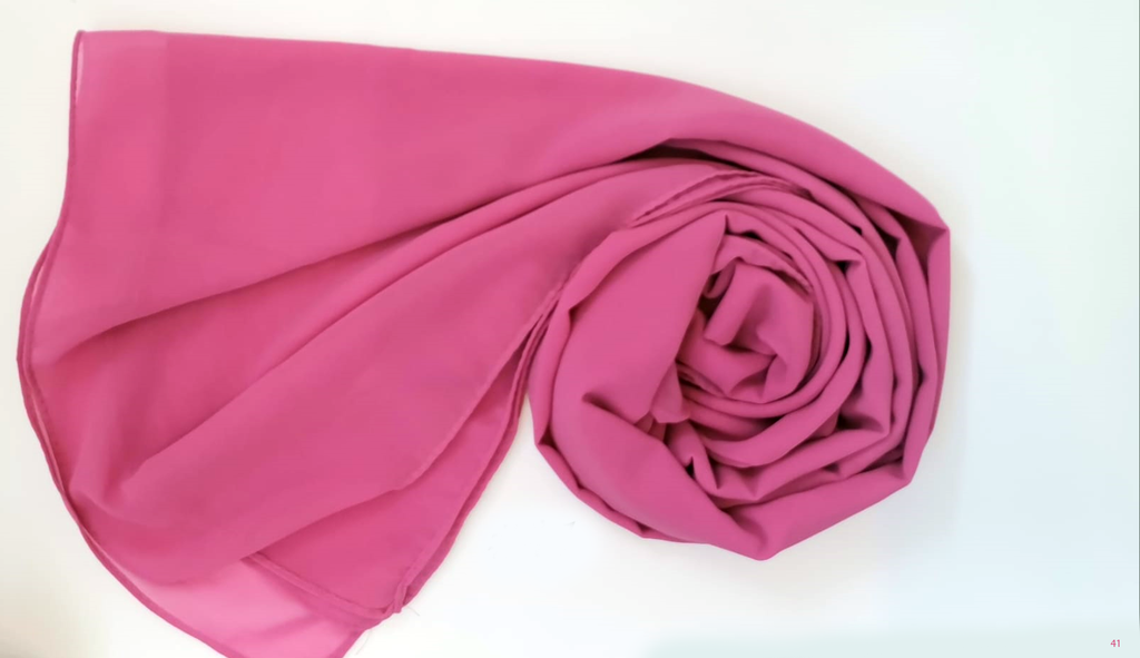 Everyday Chiffon Hijab - Bubblegum Bliss