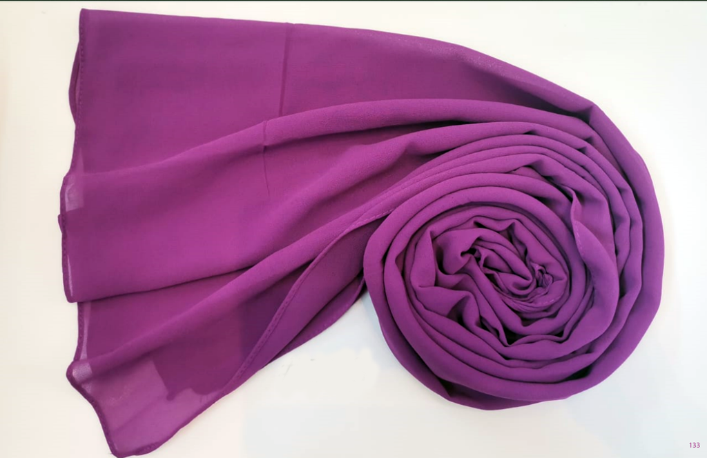 Everyday Chiffon Hijab - Deep Violet