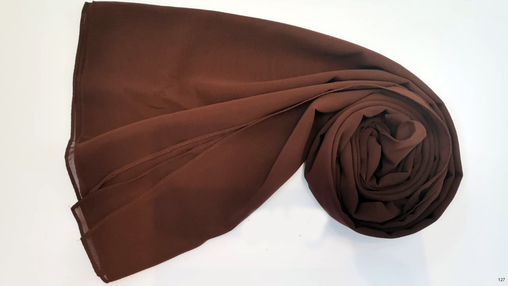 Everyday Chiffon Hijab -  Rich Espresso