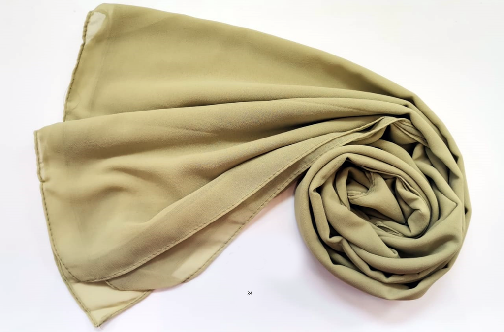Everyday Chiffon Hijab - Lime Luster