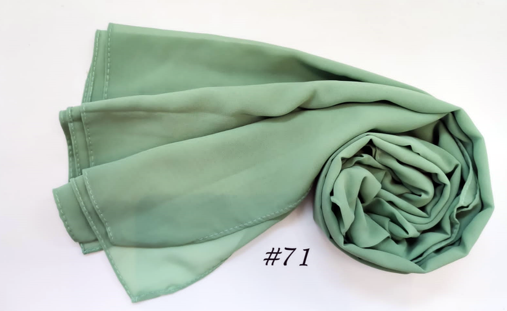 Everyday Chiffon Hijab - Zesty Green
