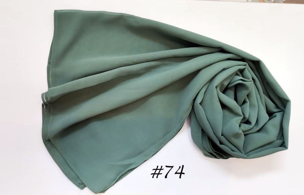 Everyday Chiffon Hijab - Frosty Green