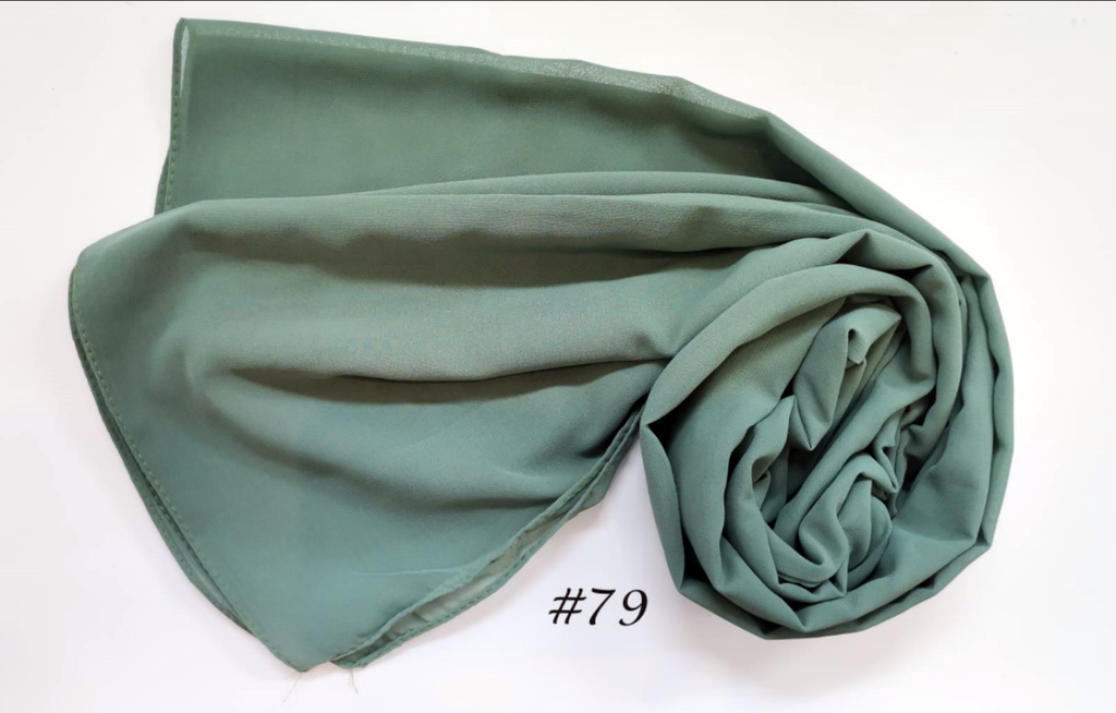 [EV79] Everyday Chiffon Hijab - Sage 