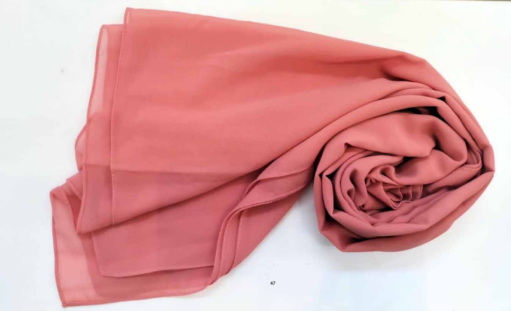 Everyday Chiffon Hijab - Rosewood Radiance