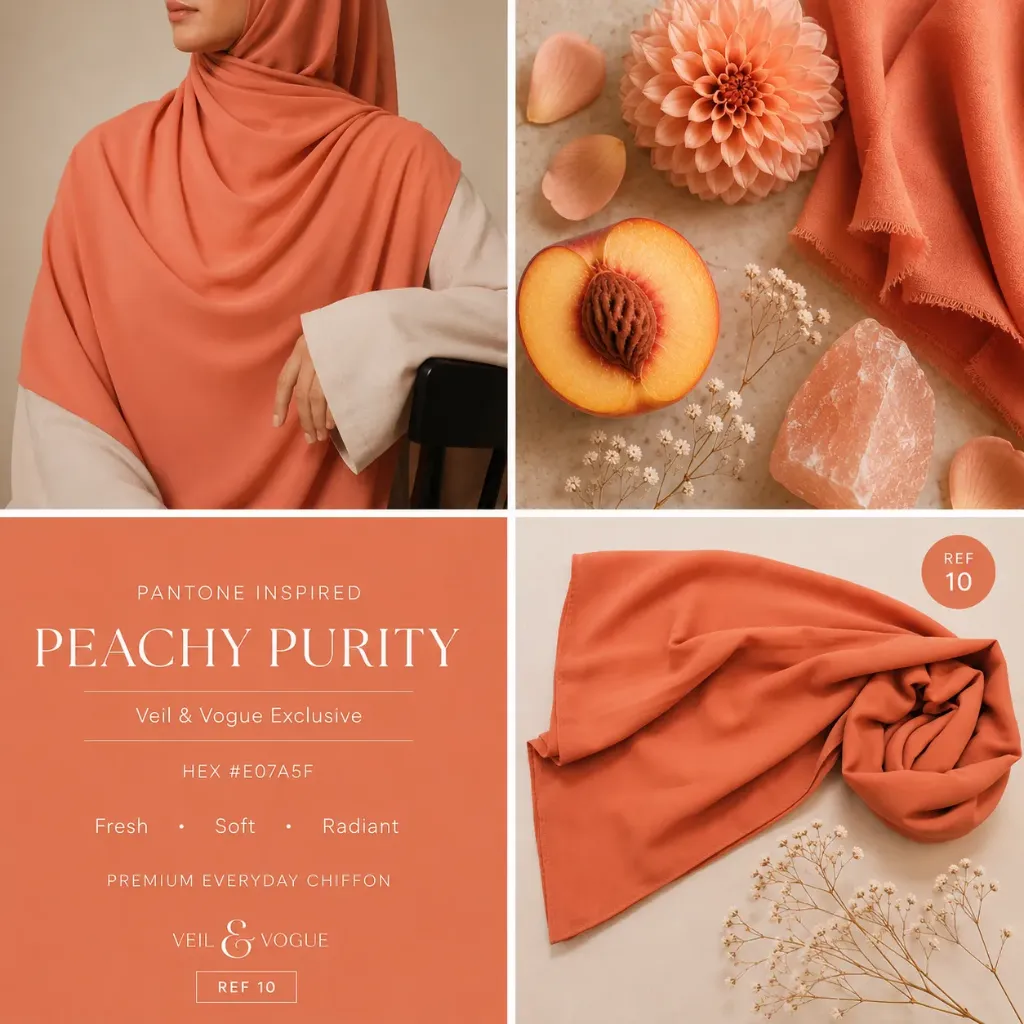 EV10 - EVERYDAY Chiffon- Peachy Purity