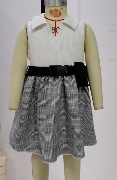 Monochrome Chic Dress