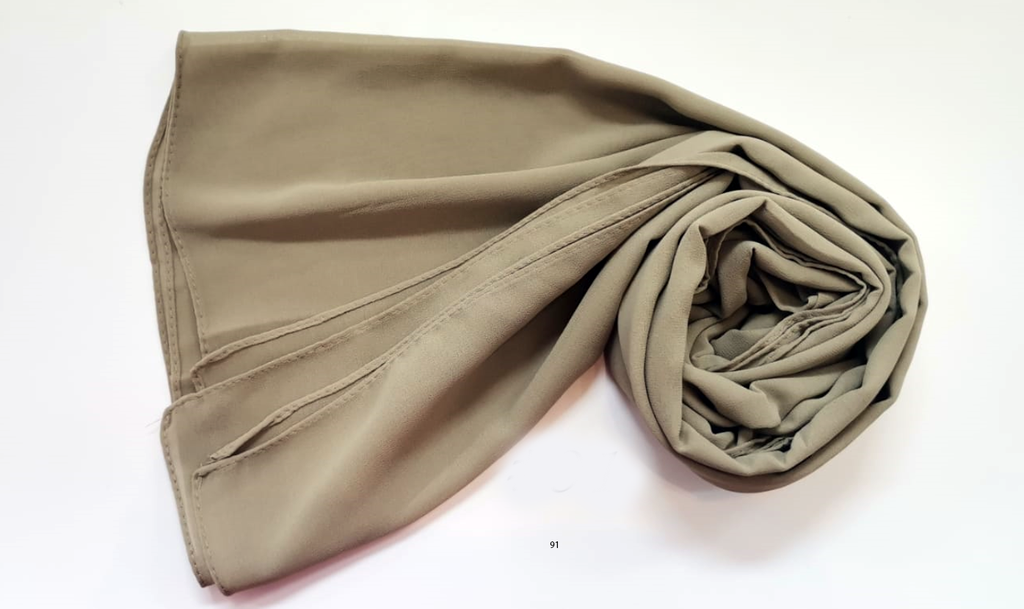 Everyday Chiffon Hijab - Olive Camouflage