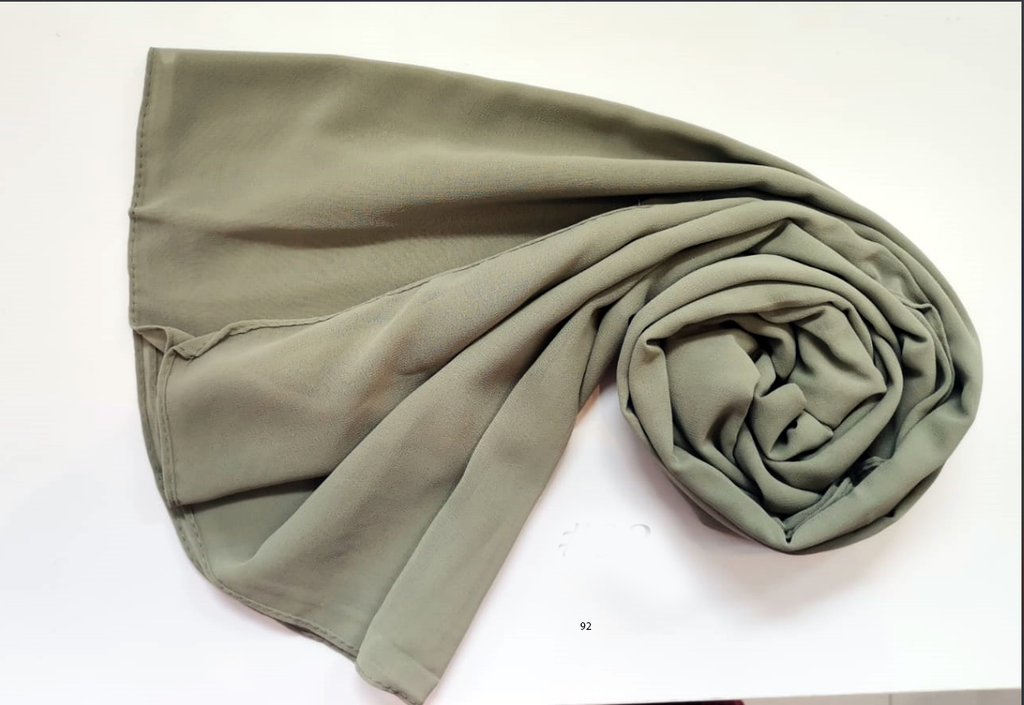 Everyday Chiffon Hijab - Earthy Olive