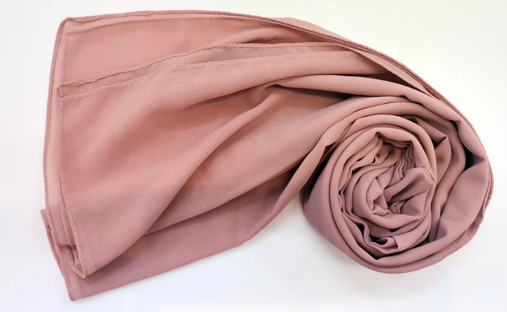 [EV5] Everyday Chiffon Hijab - Rosewater 