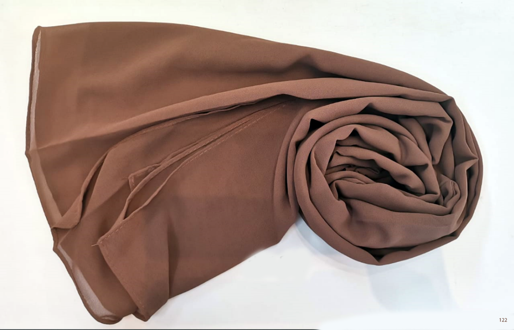 [EV122] Everyday Chiffon Hijab - Chestnut Comfort