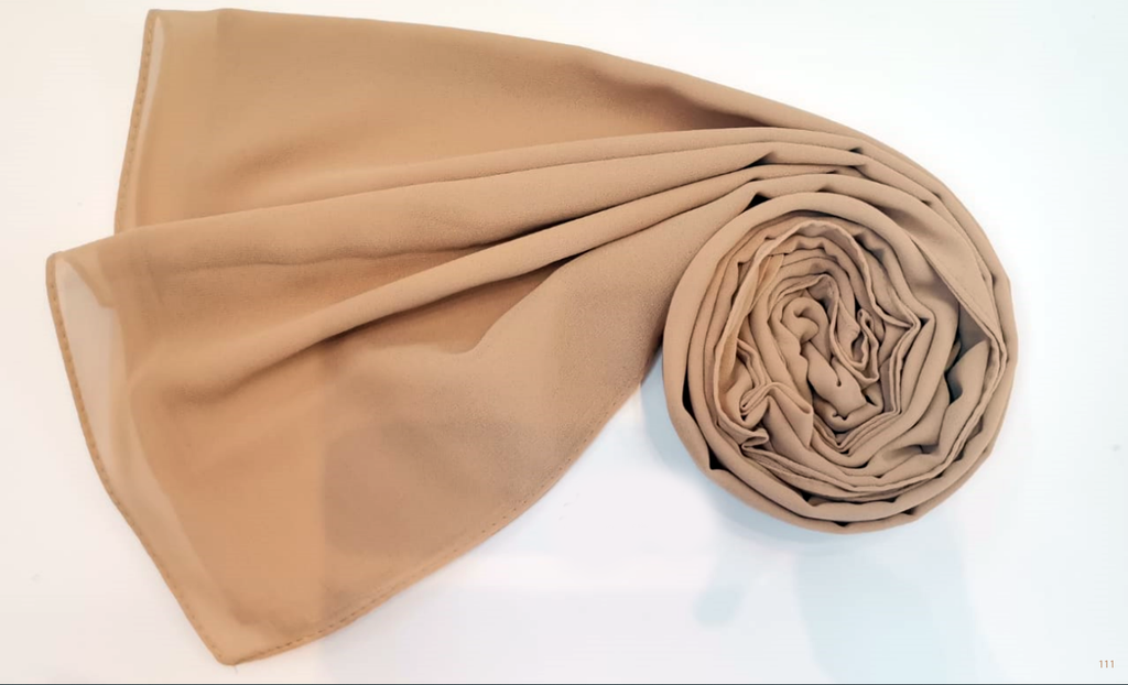 [EV111] EV111 - EVERYDAY Chiffon - Chestnut Beige