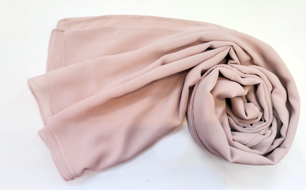 [EV96] Everyday Chiffon Hijab - Pink Pearl