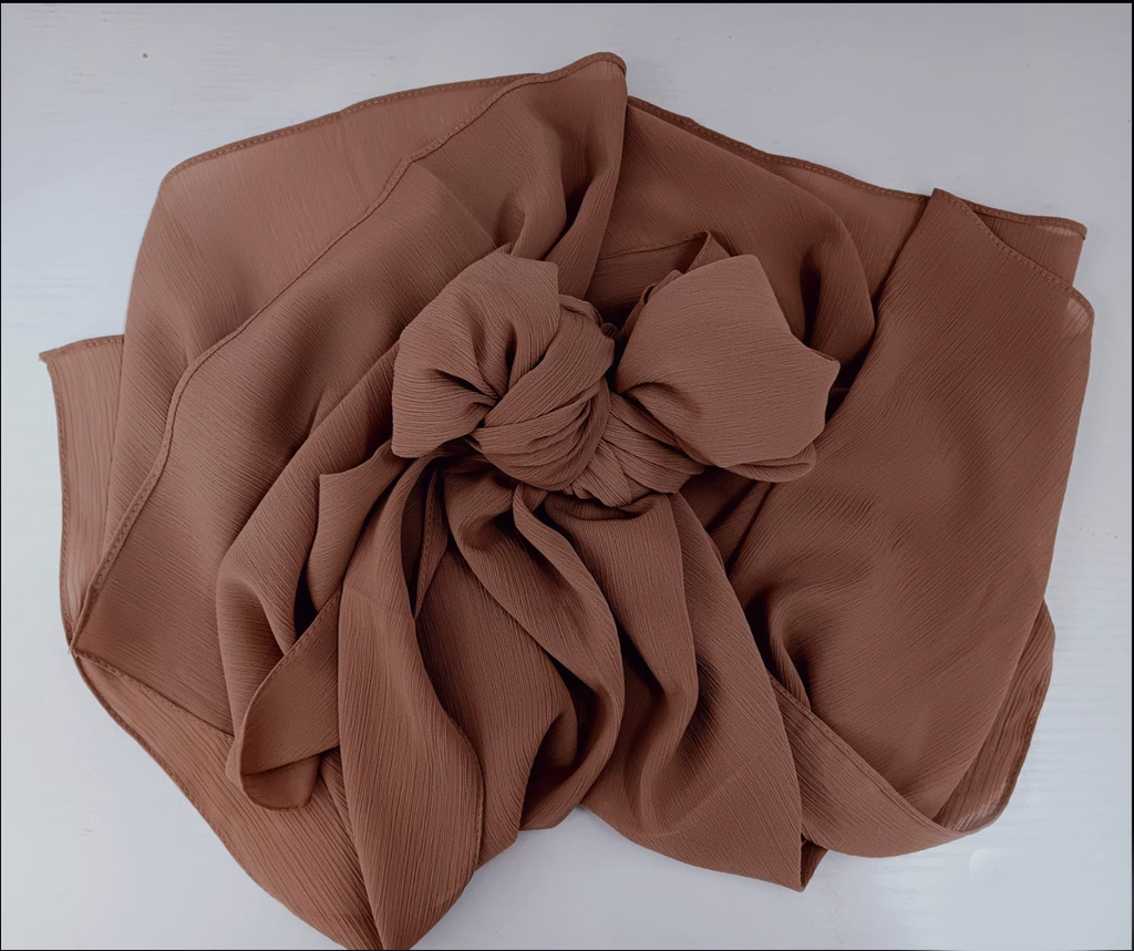 Crinkle Chiffon - Caramel Bliss