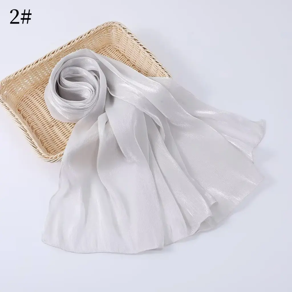 Shimmer scarf 2 - Qamar Mist 
