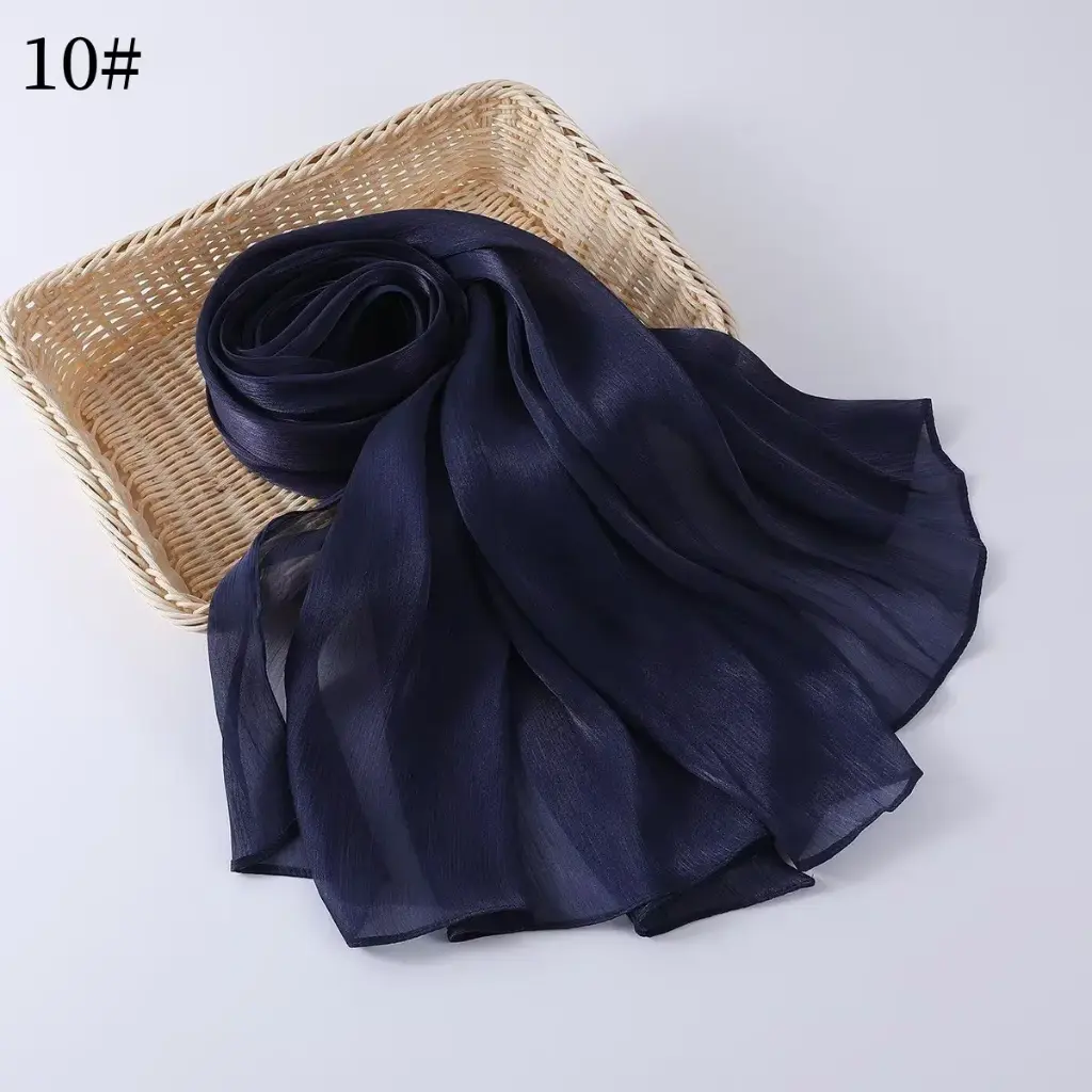 Shimmer scarf 10 - Sakinah Blue 