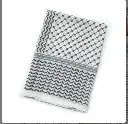 Keffiyeh Chiffon Hijab - Gray