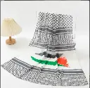 Palestinian Embrace Scarf - White