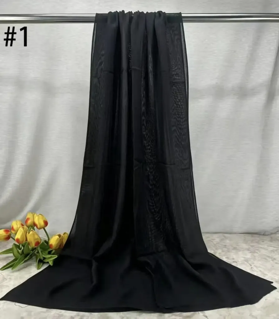 BM1 - Bamboo Modal Hijab - Black Diamond