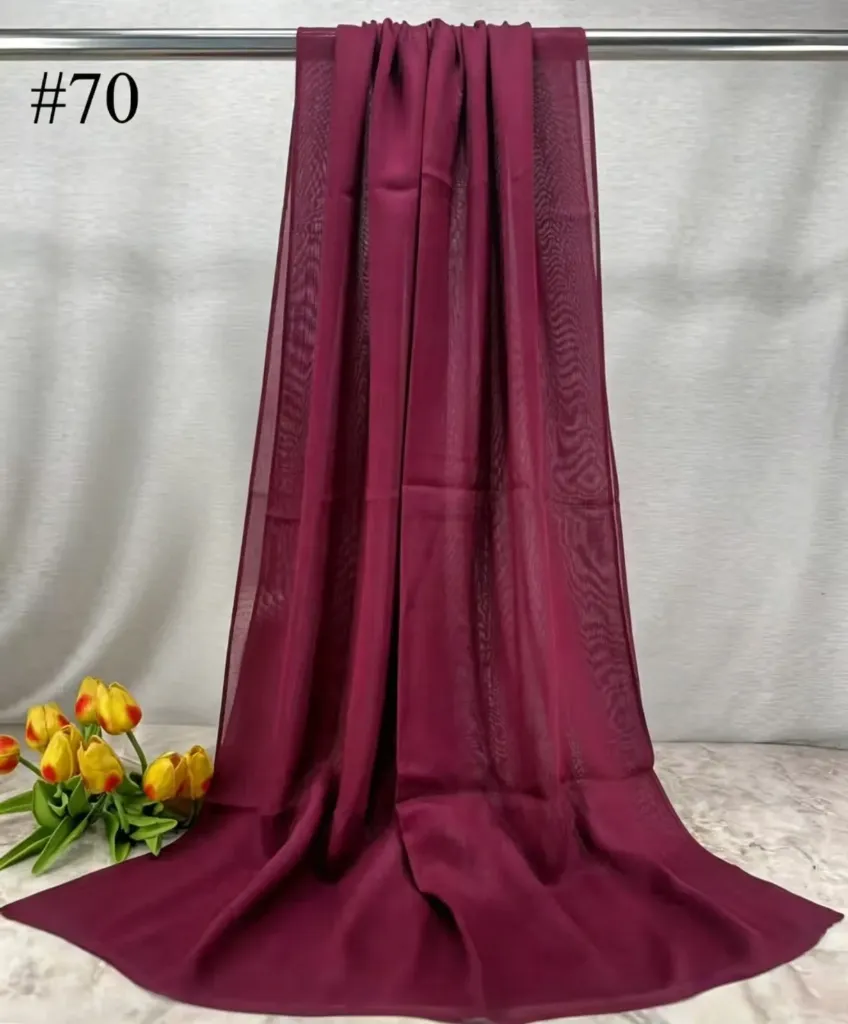 BM70 - Bamboo Modal Hijab - Berry Wine