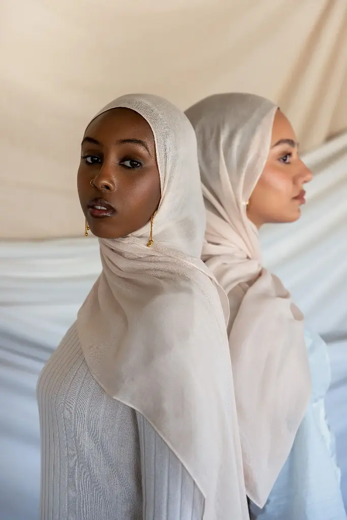 Premium Modal Hijab - Vanilla Silk -3