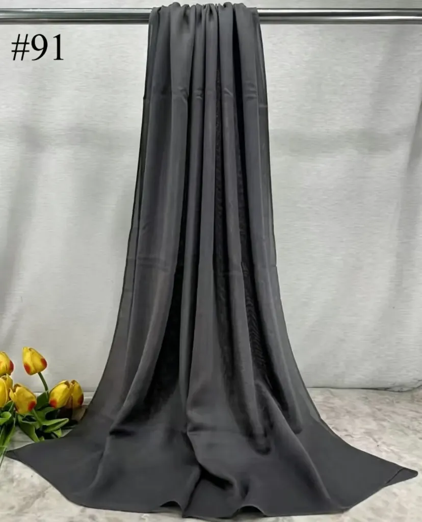 BM91 - Bamboo Modal Hijab - Graphite Grey