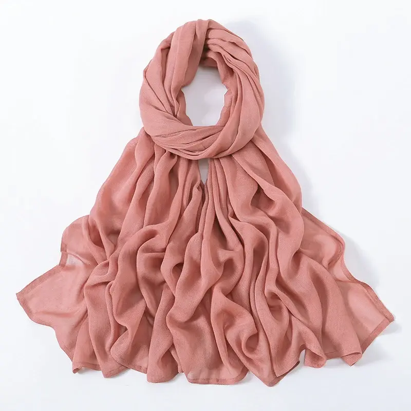 Premium Modal Hijab - Dusty Rose Pearl - 11