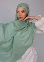 BM17 - Bamboo Modal Hijab - Mint Jade