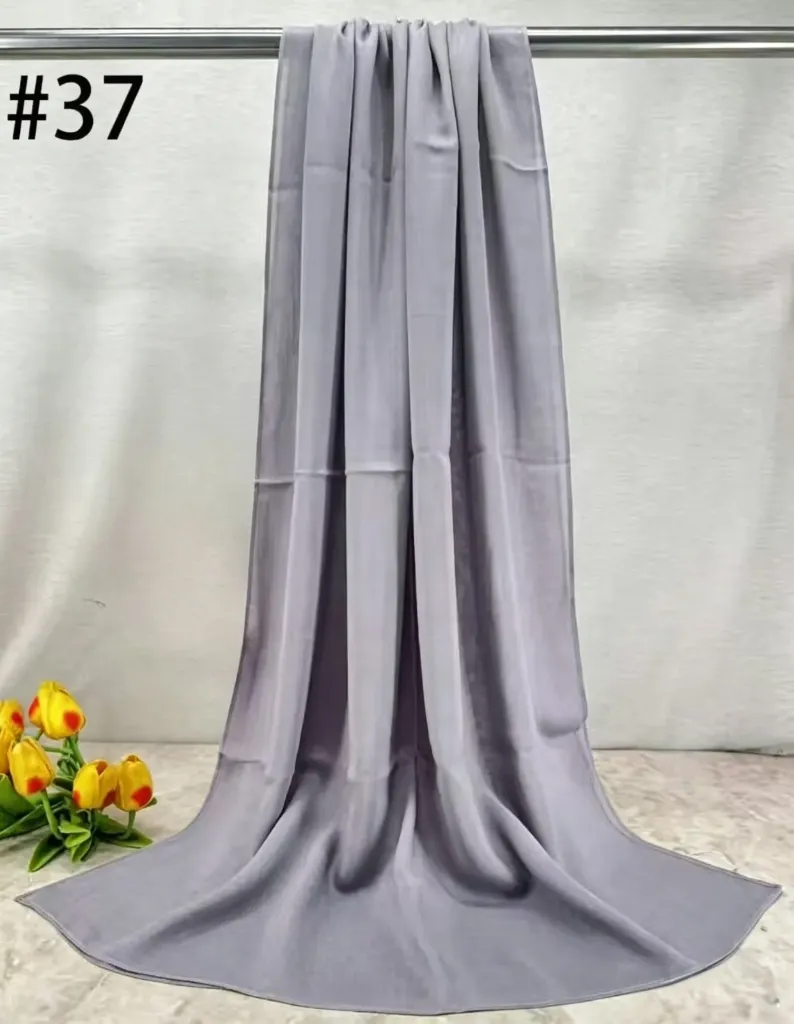 BM37 - Bamboo Modal Hijab - Graphite Diamond