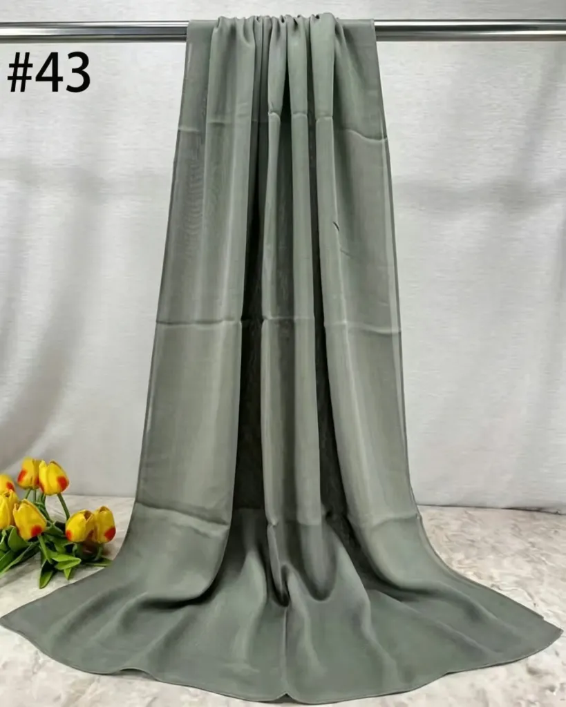 BM43 - Bamboo Modal Hijab - Silver Pearl