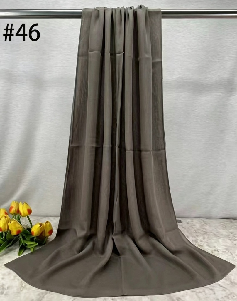 [BM46] BM46 - Bamboo Modal Hijab -Caramel Truffle