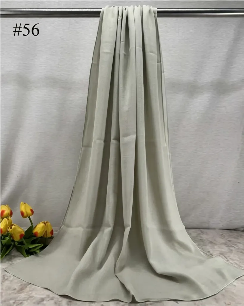 BM56 - Bamboo Modal Hijab - Mint  Pearl