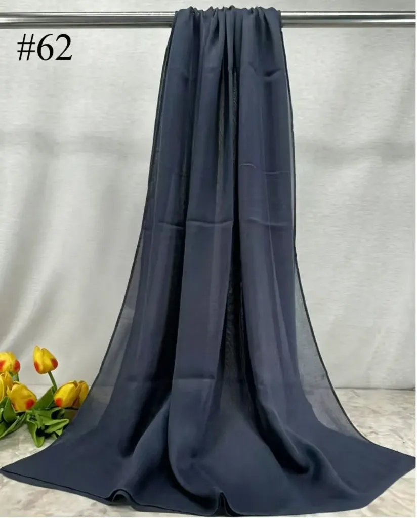 BM62 - Bamboo Modal Hijab - Slate Elegance
