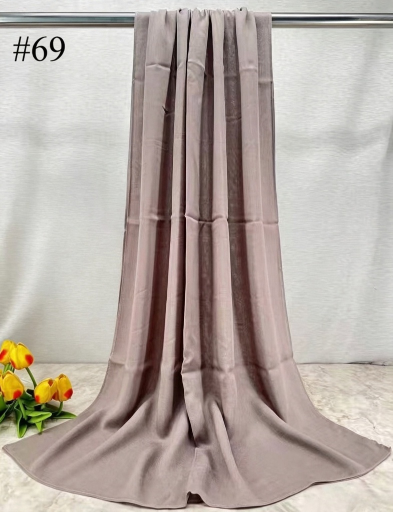 [BM69] BM69 - Bamboo Modal Hijab - Soft Plum