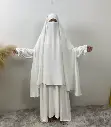 Modesty Khimar - White