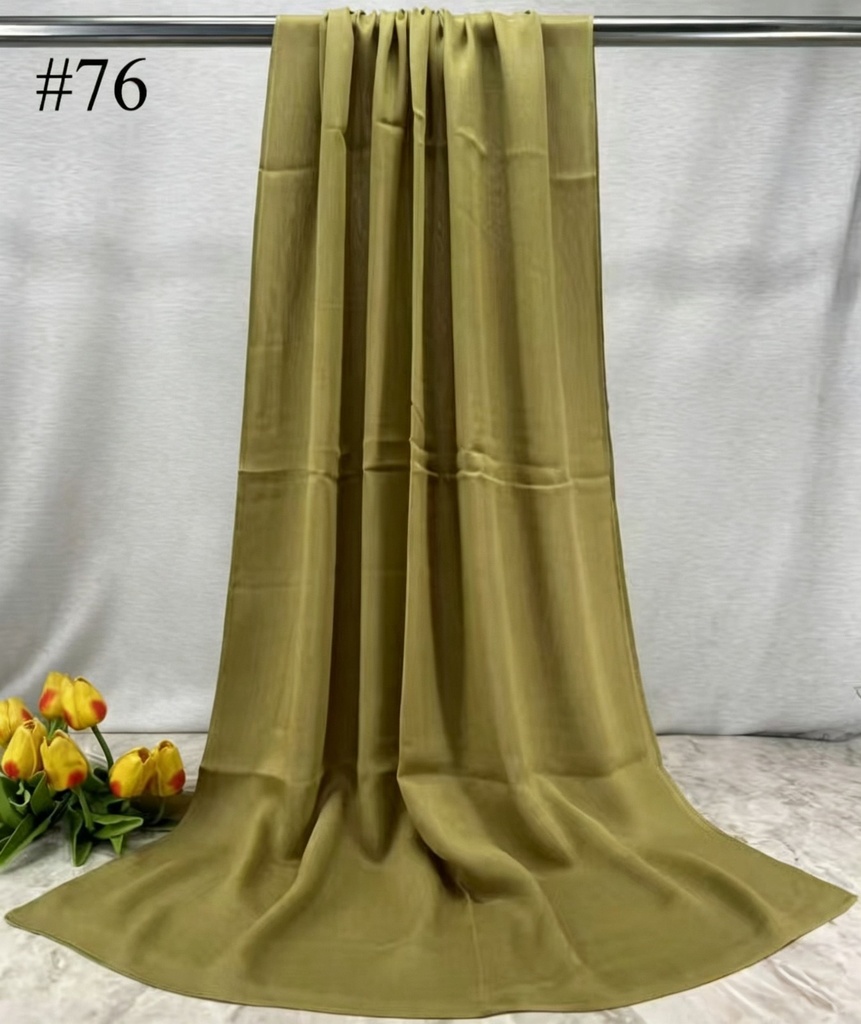 [BM76] BM76 - Bamboo Modal Hijab - Olive Glow