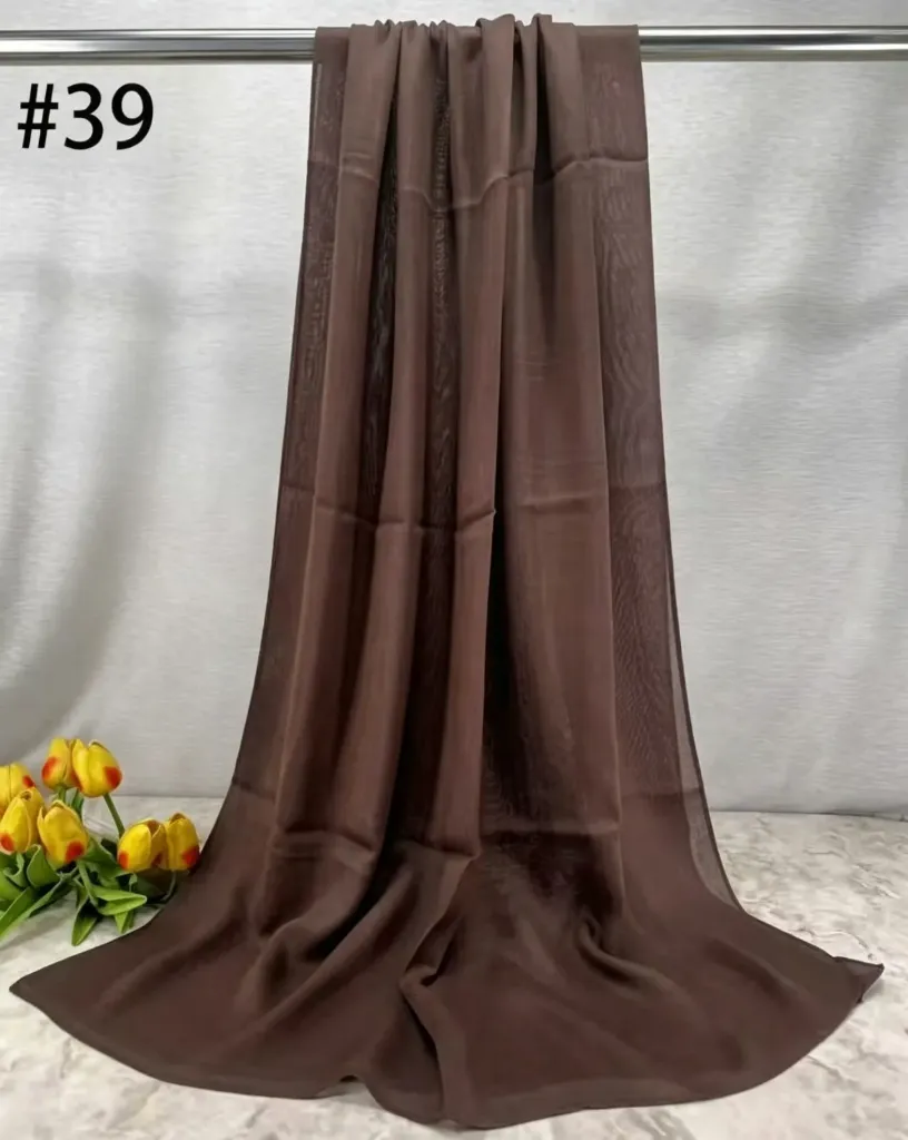 BM39 - Bamboo Modal Hijab - Chestnut Brown