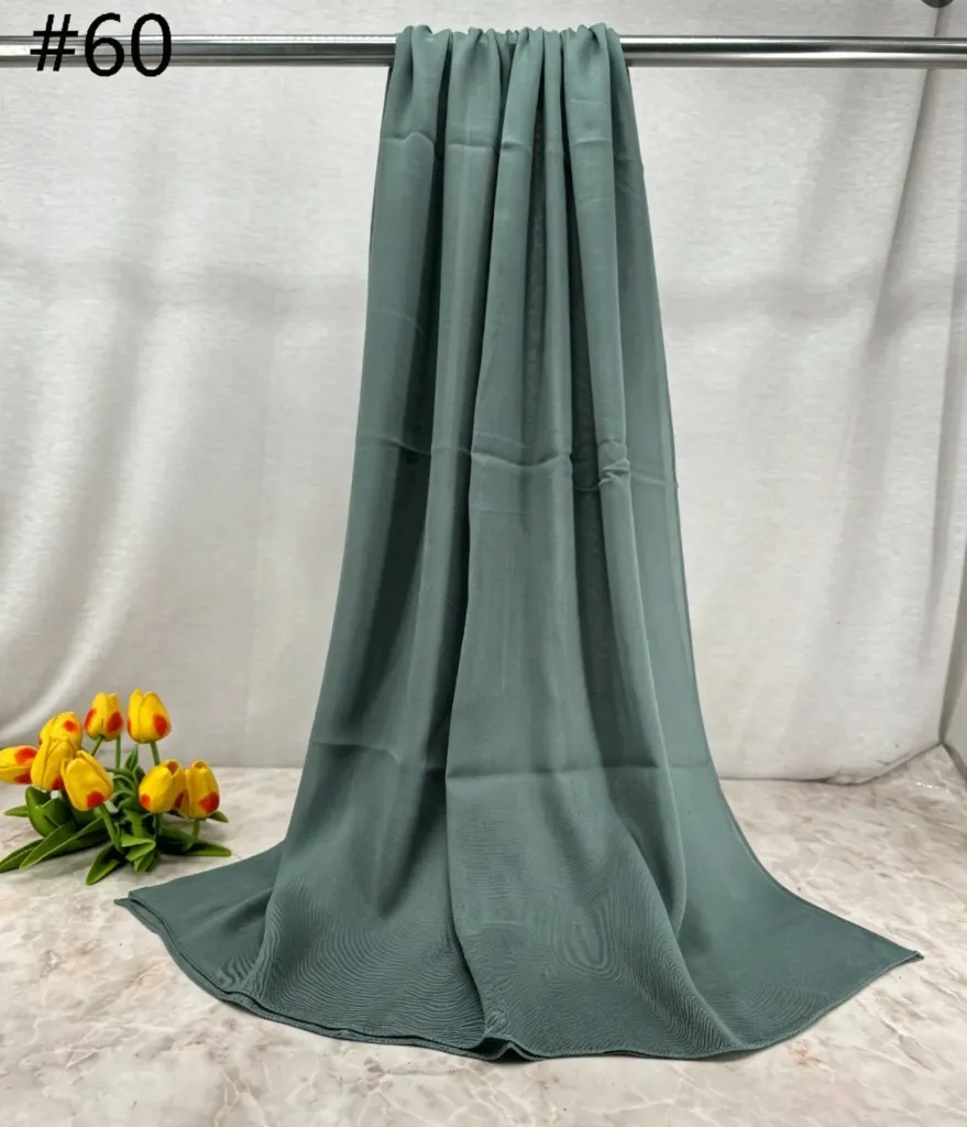 BM60 - Bamboo Modal Hijab - Muted Sage