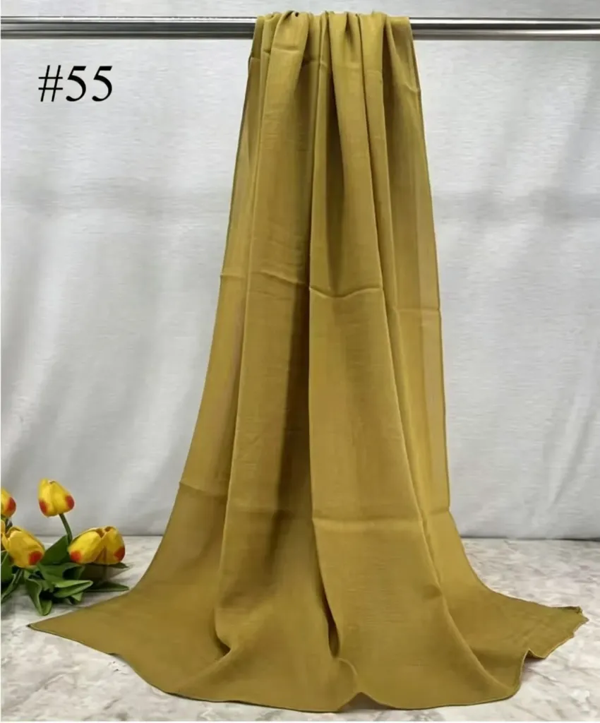 BM55 - Bamboo Modal Hijab - Golden Olive